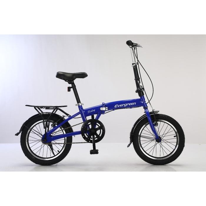 Sepeda Anak/Dewasa - Sepeda Lipat Evergreen 16 Lipat 1 Speed