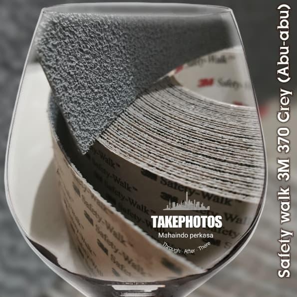 3M Safety walk 370 grey / abu-abu, Anti slip lantai 5cm x 3m