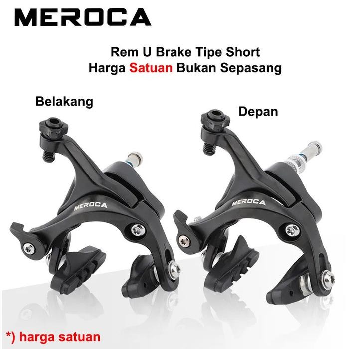 Meroca Rem Sepeda U Brake Double Pivot Short Seperti Shimano 105