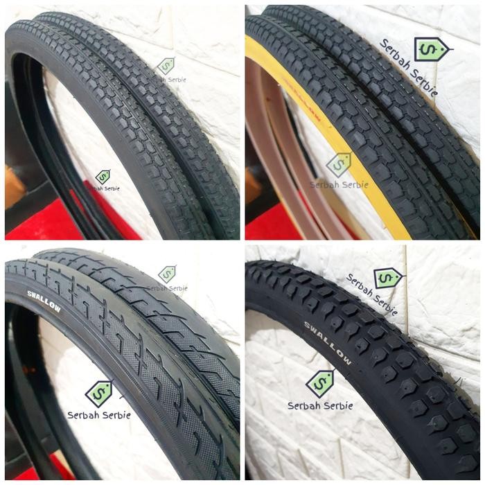 BAN LUAR SEPEDA 26X1.75 SWALLOW DELI TIRE 26 X 175 1.75 26x175 MTB ROAD CITY BIKE FEDERAL TOURING