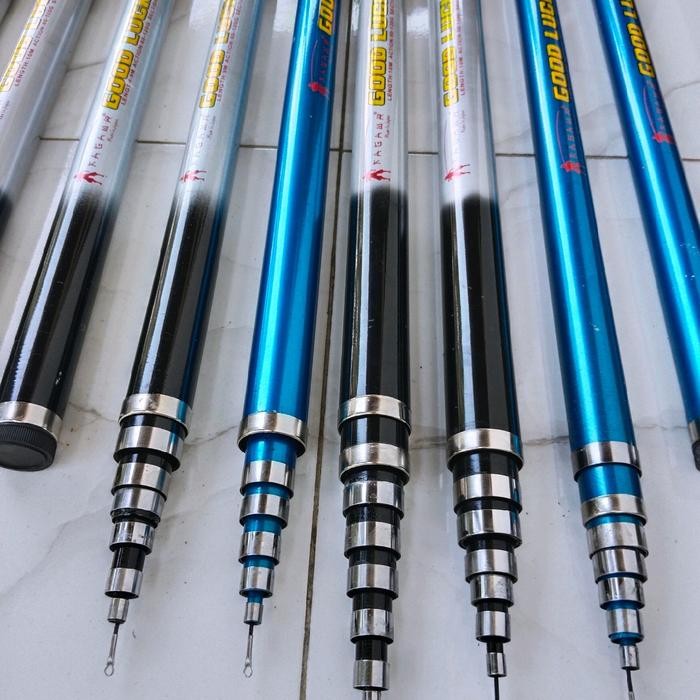 Tegek Bendera 12 meter, 10 meter, 9 meter, 8 meter, 7 meter Ikan Joran