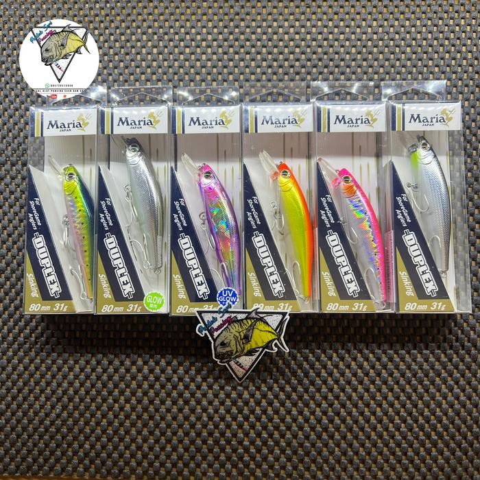 Minnow umpan lure Maria duplex 80 S