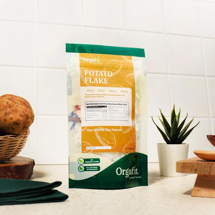 

Potato Flake 1 KG / Tepung Perkedel Kentang Mashed Potato 1 KG Organic Paradise