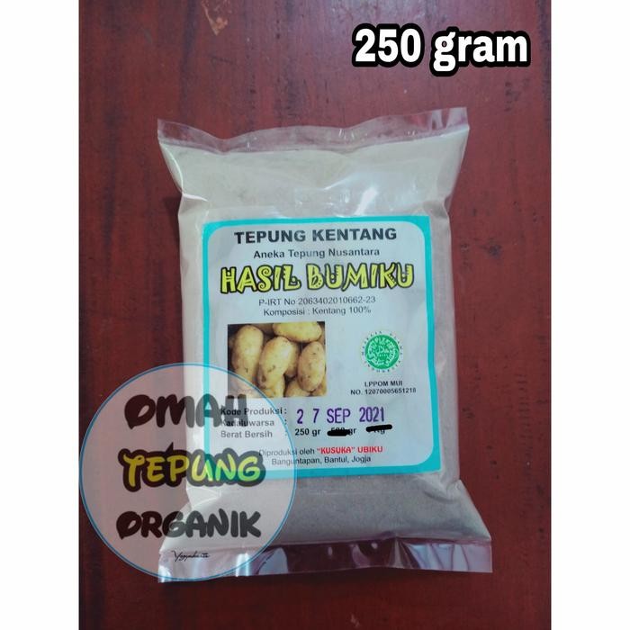 

TEPUNG KENTANG Organik /POTATO Organic/Tepung MPASI kemasan 250 GRAM