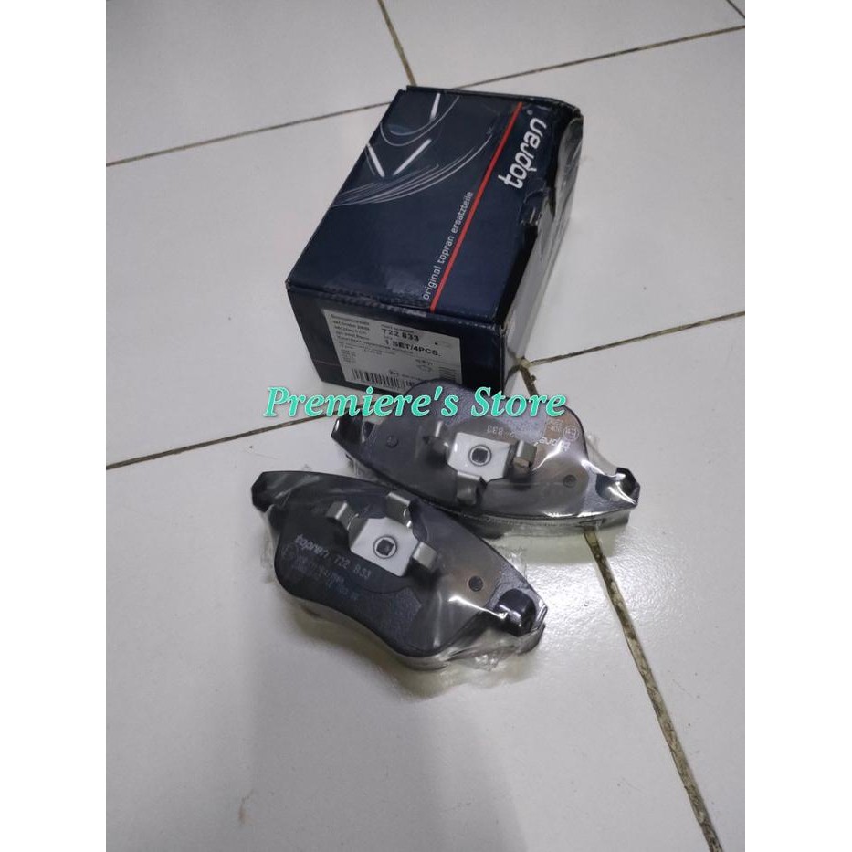 Brakepad Kampas Rem Depan Peugeot 408 Turbo 3008 5008 Topran Kode 011