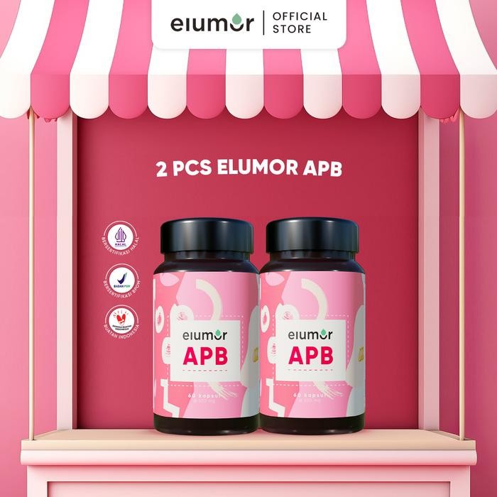 2PCS Elumor APB isi 60pcs Minuman Herbal