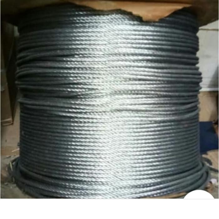 PREMIUM wire rope / Kawat seling galvanis 5 mm