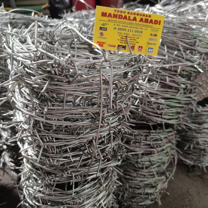 PREMIUM kawat Duri BWG 14 Galvanis