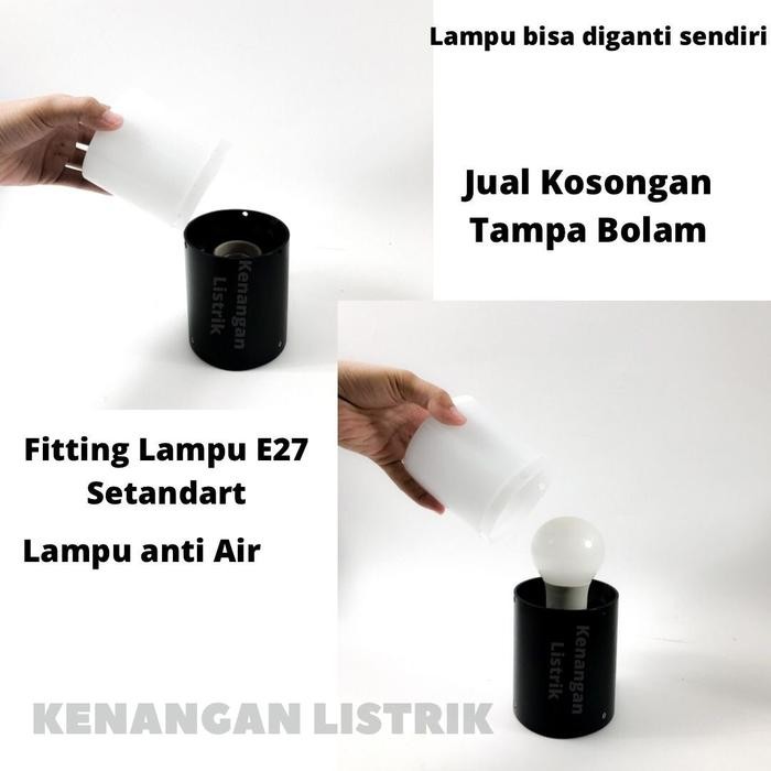 LAMPU PILAR TAMAN PAGAR HIAS BULAT OUTDOOR E27
