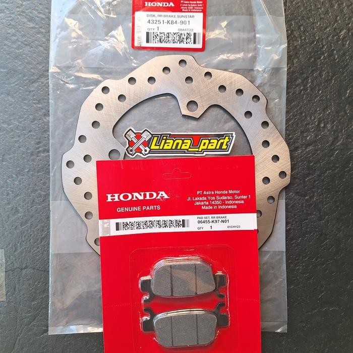 PREMIUM PIRINGAN CAKRAM BELAKANG ADV 150 ADV 160 +KAMPAS REM