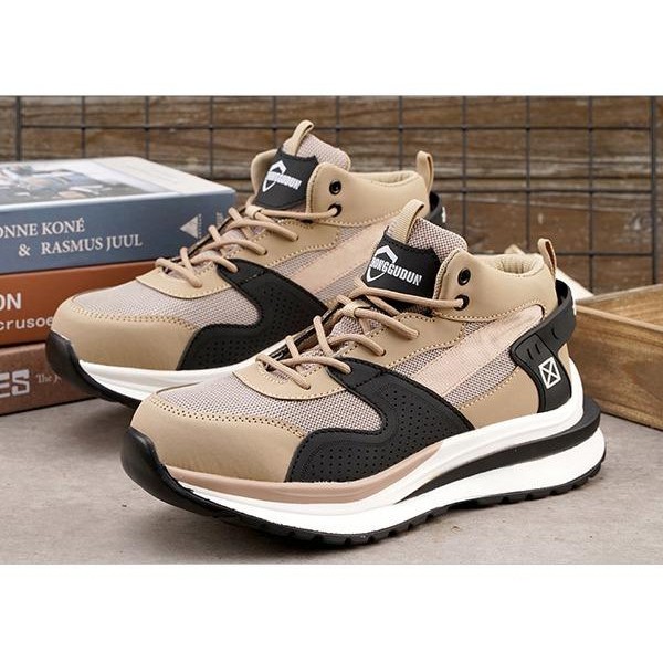 SEPATU SAFETY BOOT ANTI PAKU UJUNG BESI SPORTY SAFETY SHOES SAFETY SHOES PRIA IMPORT RINGAN Kerja