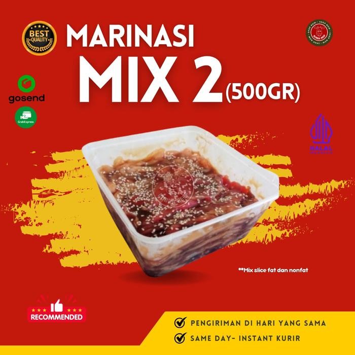 

Paket Marinasi Beef Slice mix untuk 1-2 Orang/500g