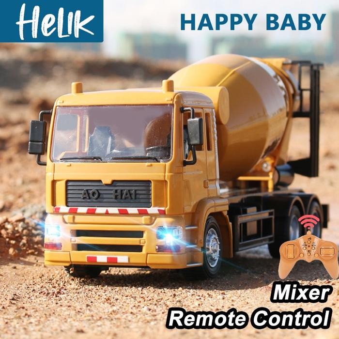 Ready JT Mainan Remote Control Truk Molen Mixer Semen