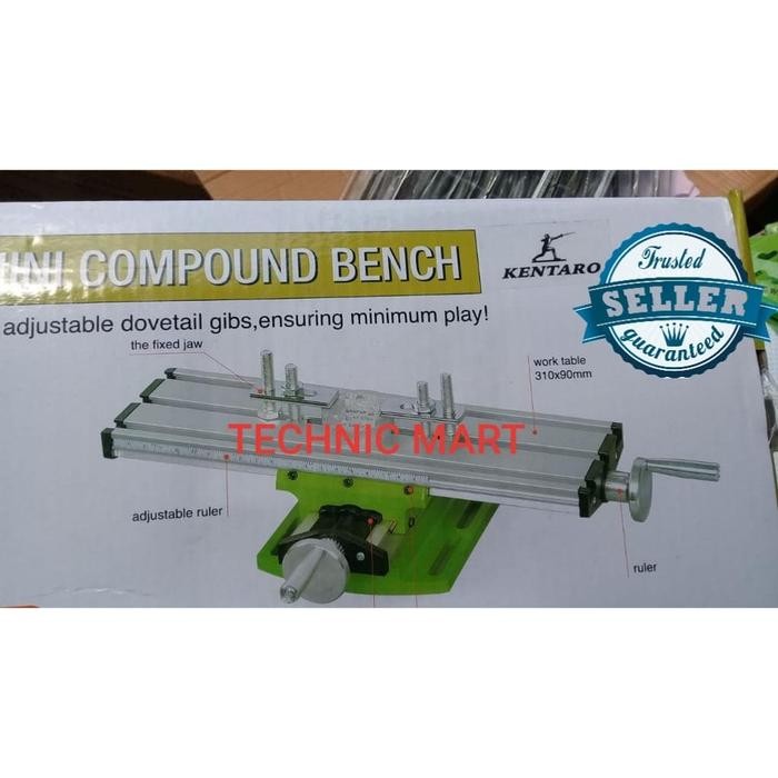 Catok Bor Milling Mini Compound Bench Ragum Cross Kentaro