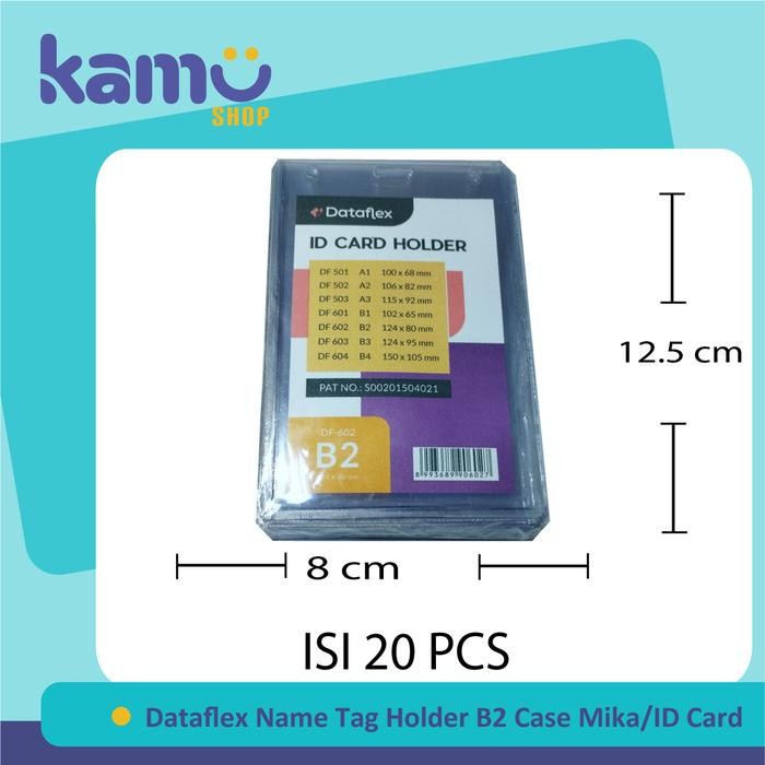 

[Deli Atk] Bundling Id Card B2 + Tali Id Nylon Slim Hook Plastik - Cbt Nylk
