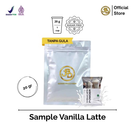 

Sample Bubuk Minuman Premium Rasa Rasa Vanilla Latte Halal 20gr Siap Seduh | JBD