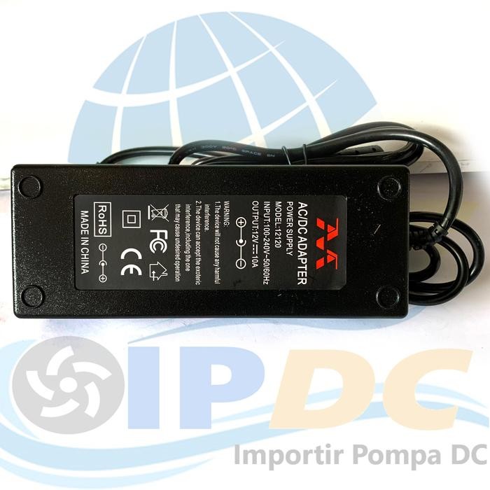 ADAPTOR DC 12V 10A - ADAPTOR MURNI ARUS 12 VOLT 10 AMPERE