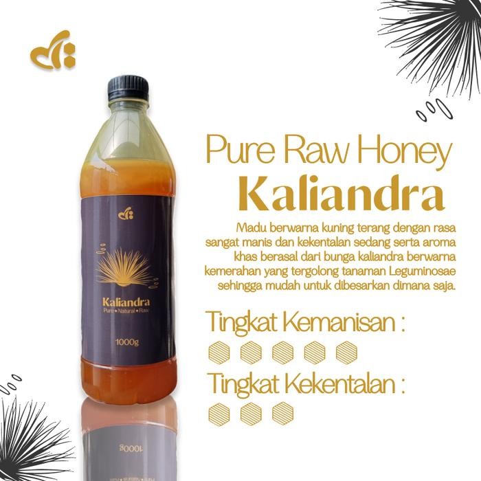 

Raw Honey by dBee - KALIANDRA 1000gr - Madu Mentah 100% Murni Asli