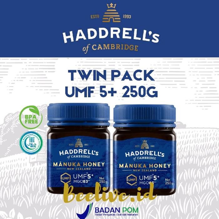 

Madu haddrells Manuka Honey UMF 5+ MGO 83+ 500 gr