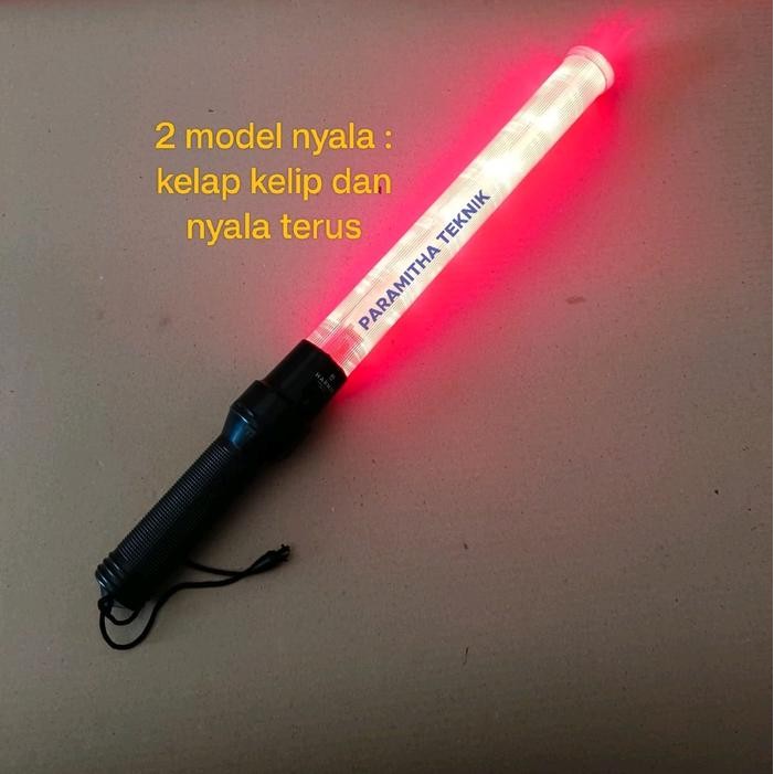Tongkat Lampu Lalu Lintas / Traffic Light Baton / Lampu Lalin Parkir Polisi Satpam Lalin Safety Lamp