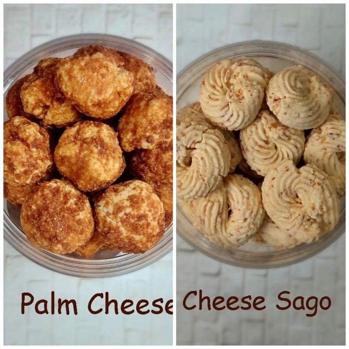 

PAKET sagu keju dan palm cheese sugar rasa hati