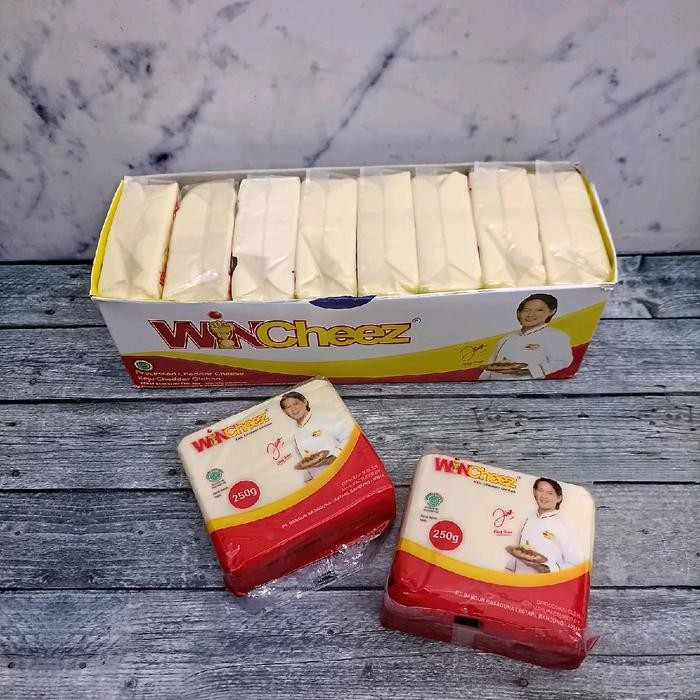 

Keju Wincheez Cheddar 250gram isi 8pcs (LEBIH MURAH) Cheese Baking