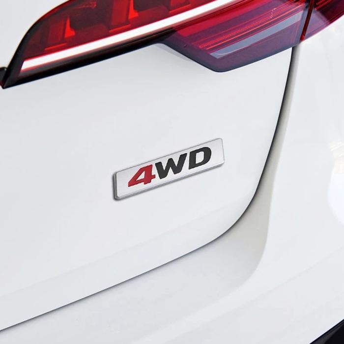 Emblem Logo Mobil 4Wd Toyota 3D Metal Untuk Toyota 4Wd Highlander Rav4