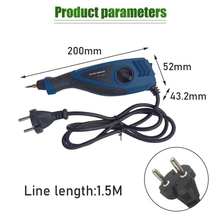 

Alat Ukir Gravir Listrik Electric Engraver Carving Marking Pen