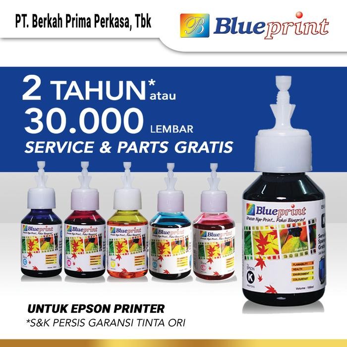 Stok Baru Tinta Epson BLUEPRINT 673 Refill For Printer Epson L800, L805 - 100ml