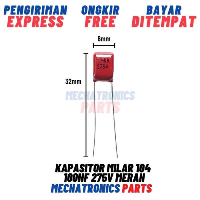 5 Buah Capacitor Mylar Polyester Film 104J275