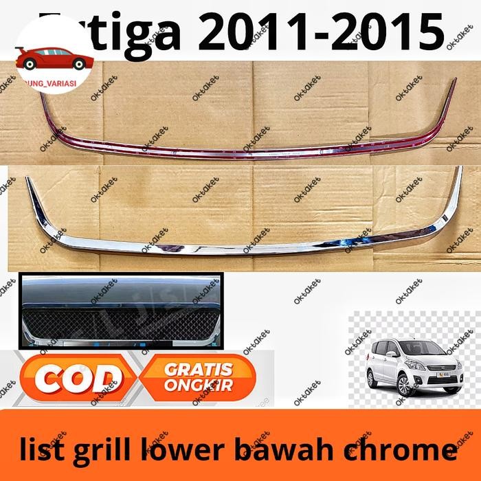 Front Grill Lower Trim Chrome/ List Grill Ertiga Jsl