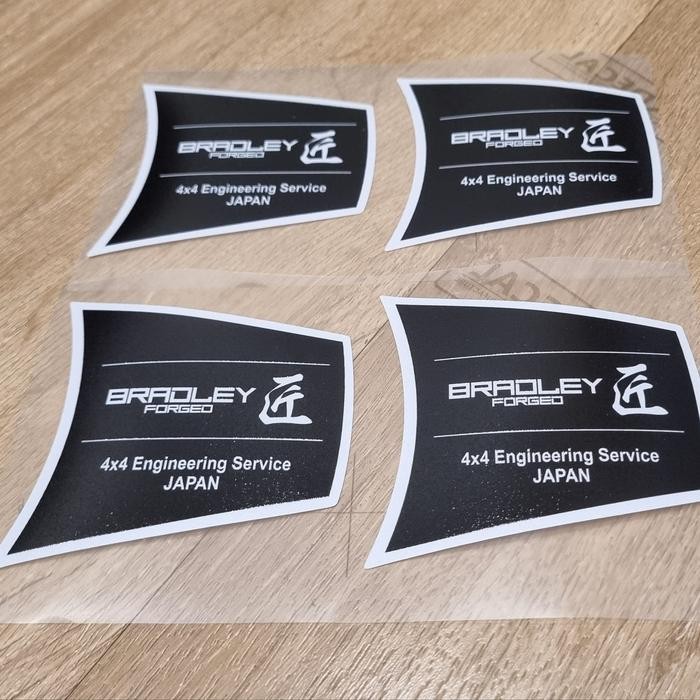 Stiker velg mobil Bradley Takumi