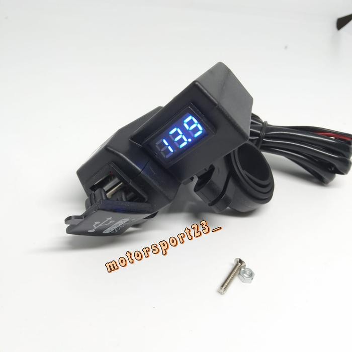 VOLTMETER DIGITAL CHARGER 2 SOCKET USB VOLTMETER CHARGER USB CHARGER
