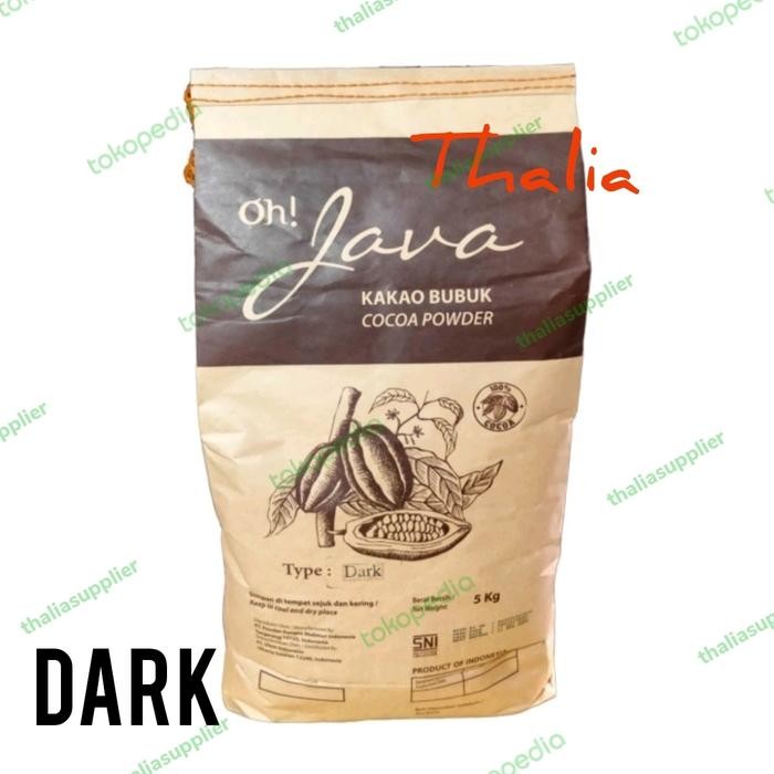 

OH JAVA DARK 5KG COKLAT BUBUK KEMASAN ASLI 5KG U/ MINUMAN,MAKANAN