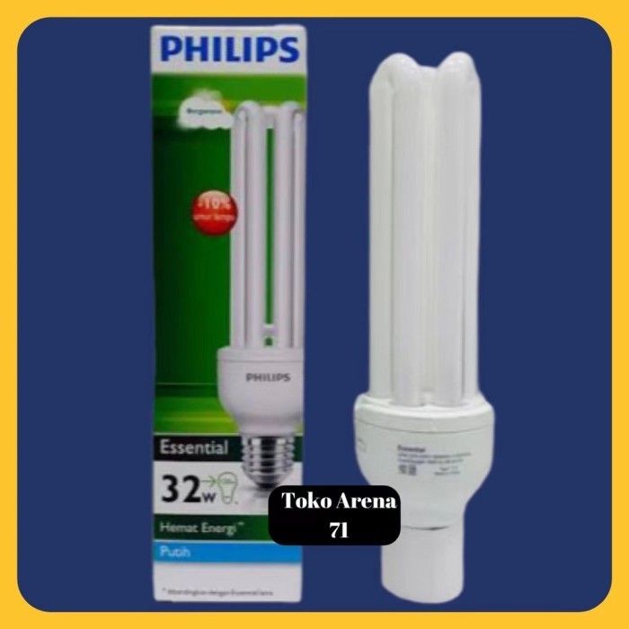 (Expert) Lampu PLC Philips Essential 32Watt 32W 32 Watt 32 W COOL