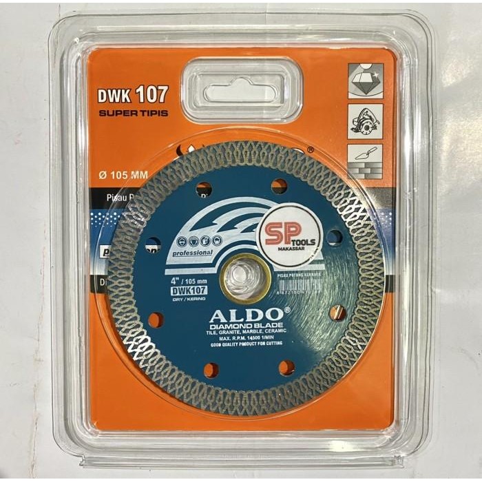 MATA GERINDA POTONG GRANIT / KERAMIK 4 INCH 4" ALDO DWK107 DWK 107