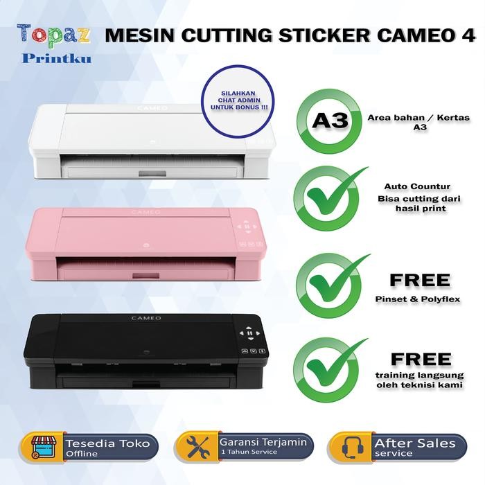 

MESIN CUTTING - Silhouette Cameo 4/Mesin Cutting Cameo 4