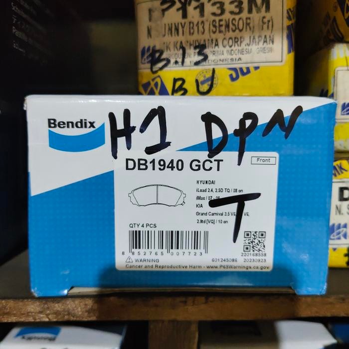 Bendix Kampas Rem Hyundai H1/Brake Pad Hyundai H1/Kampas Rem