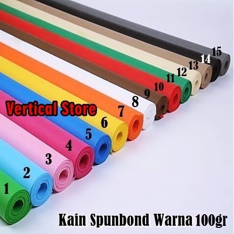 (Expert) Kain Furing Warna Warni / Tas Sponbond / Kain Spunbond Tebal 100gr -