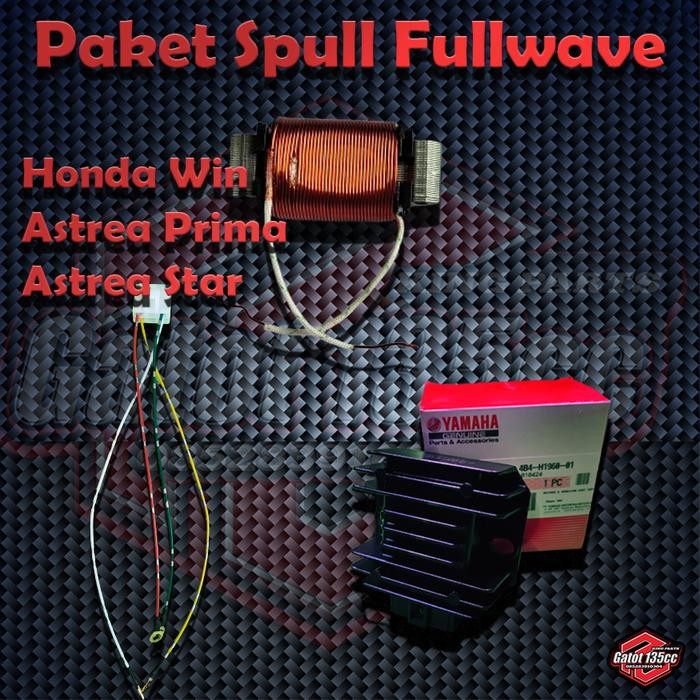 Paket spul lampu honda win fullwave pengisian 12v set kiprok Nmax ORI
