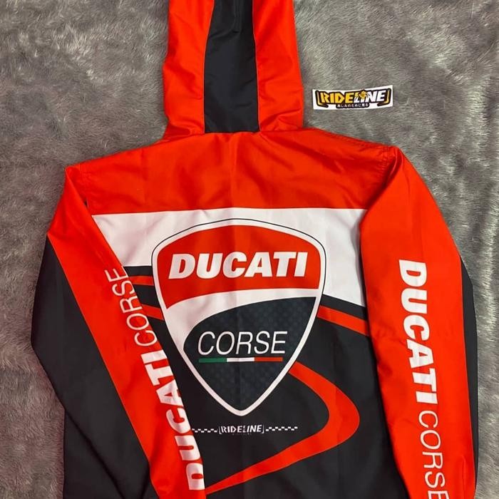 Terbaru Jaket Hoodie Sunmori Touring Ducati Corse Motogp Original