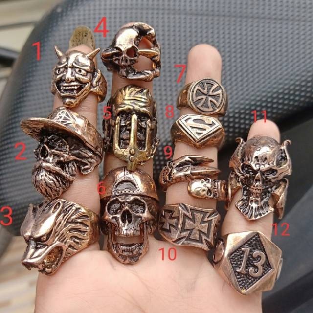 (Expert) FAVORITE Skull ring full gold part 1