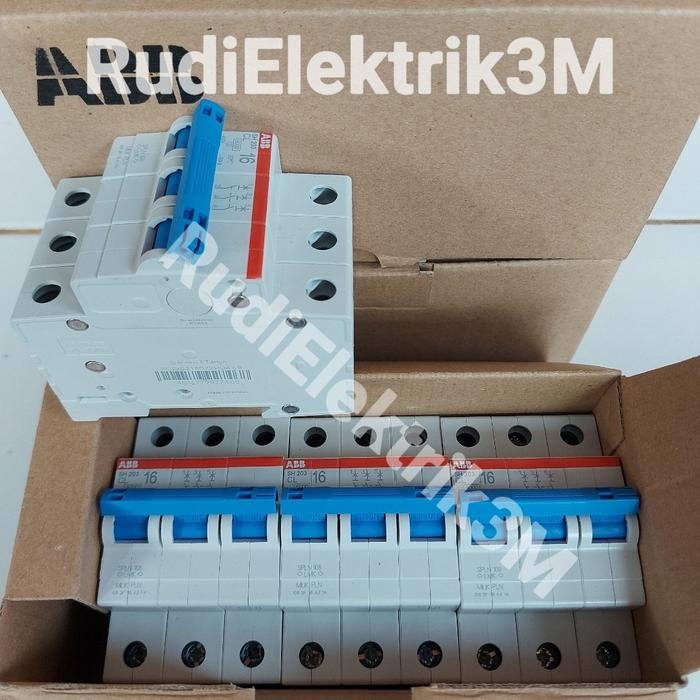Mcb 3 Phase Abb 16A Asli Pln