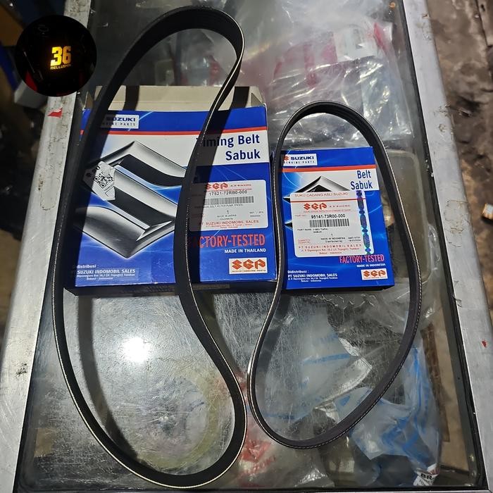 Van Belt Set Dinamo Alternator Dan Ac Suzuki All New Ertiga Hybrid / Ertiga Xl7 Hybrid