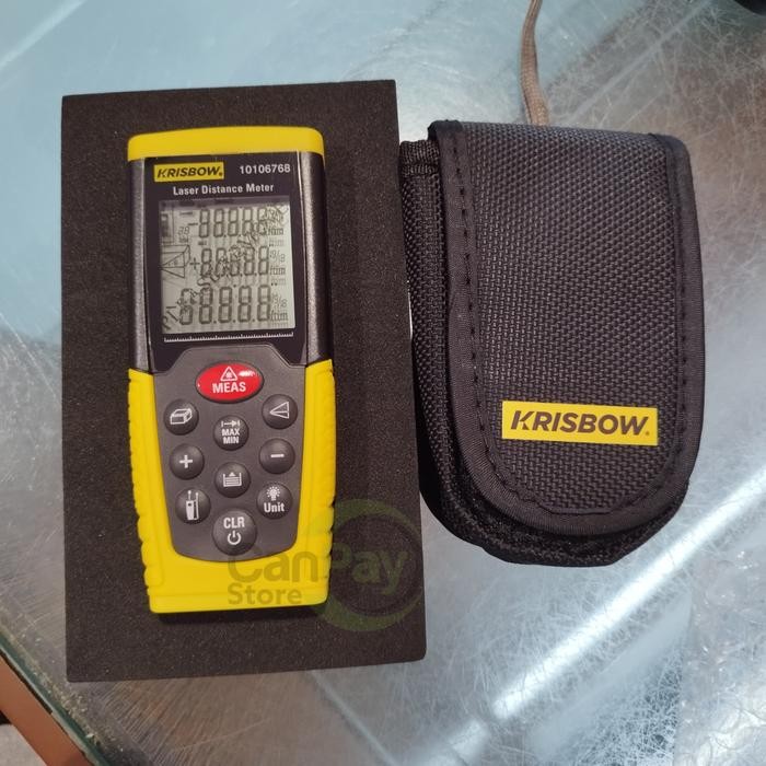 

Ready Stock Krisbow Meteran Laser Digital Compact 100 Mtr / Krisbow Laser Distance