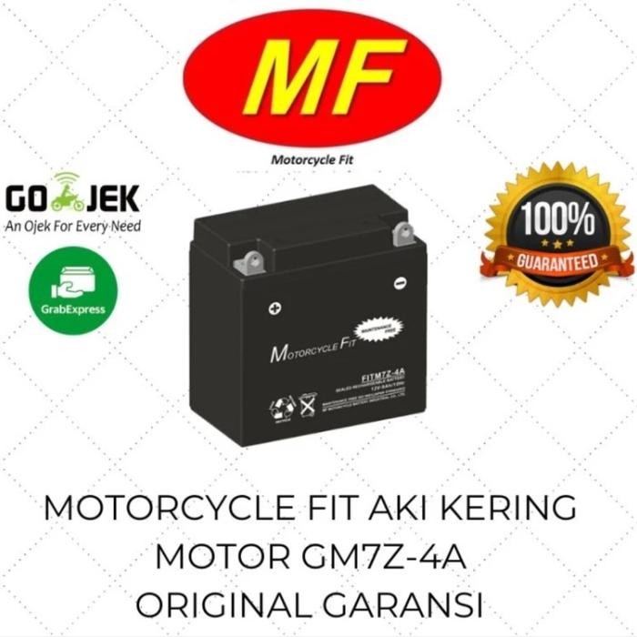 AKI KERING MOTOR FITM7Z4A 9AH SUZUKI THUNDER 125 PULSAR 160 180 ACCU GM7Z-4A