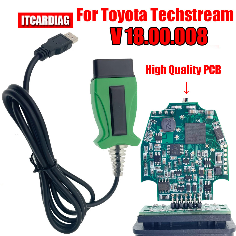 DLC3 18.00.008 Techstream For TOYOTA 2 TOYOTA2 TIS J2534 Passthru