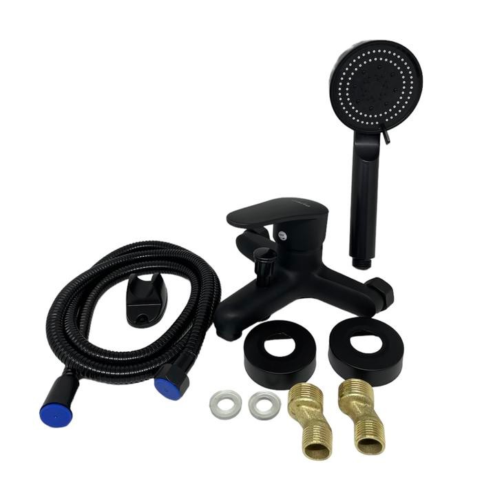 KRAN PANAS DINGIN KRAN MIXER KRAN BATHUB PANAS DINGIN HITAM 3546