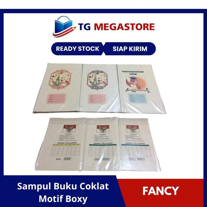 

Sampul Buku Coklat Motif Fan D Boxy
