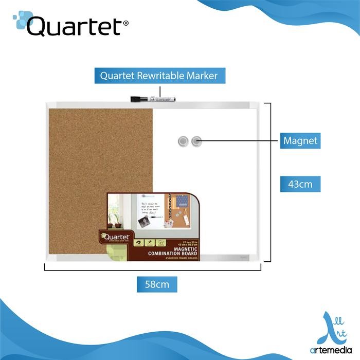 

[Deli Atk] Quartet Combi 17'X23' (43Cmx58Cm) - Whiteframe